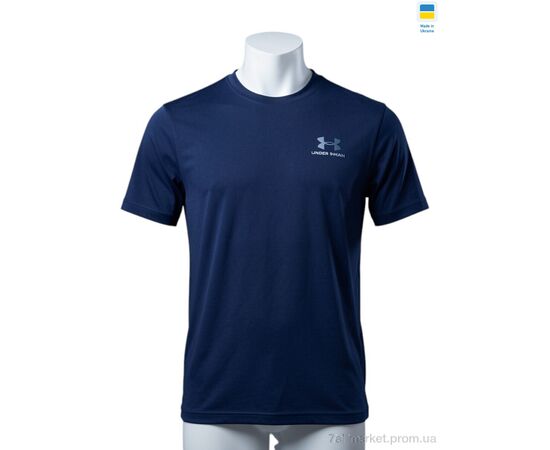 Фотография Футболка мужская Лето 8UA норма т.синій (4 шт. р.сетка M-2XL) "Sport style" недорого оптом от прямого поставщика, изображение 2