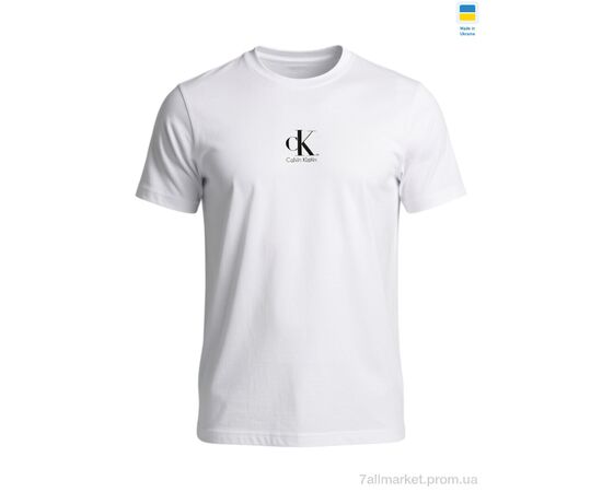 Фотография Футболка мужская Лето 80CK батал білий (4 шт. р.сетка 3XL-6XL) "Sport style" недорого оптом от прямого поставщика, изображение 2