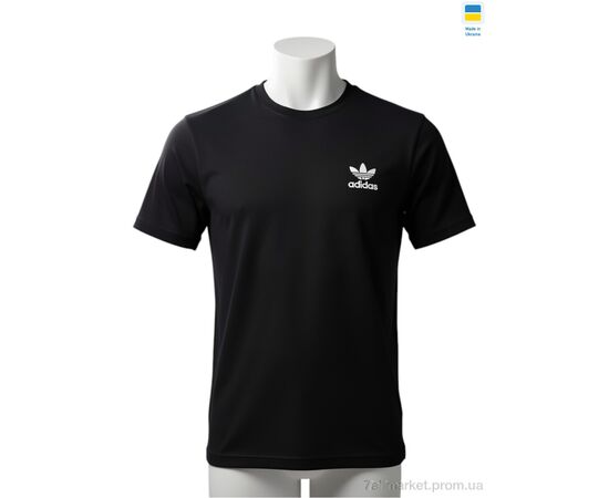Фотография Футболка мужская Лето 80AD батал чорний (4 шт. р.сетка 3XL-6XL) "Sport style" недорого оптом от прямого поставщика, изображение 2