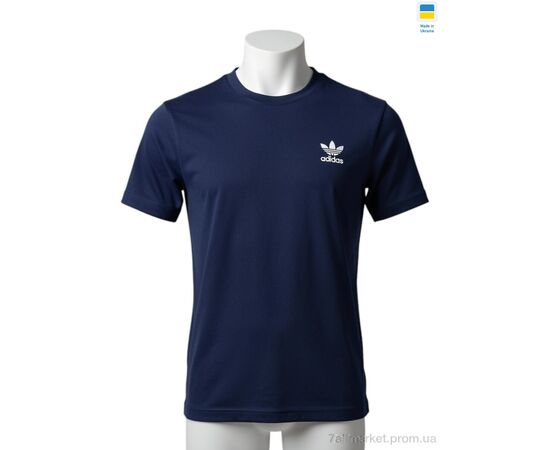 Футболка чоловіча Літо 80AD батал т.синій (4 шт. р.сітка3XL-6XL) "Sport style" недорого оптом від прямого постачальника, зображення 2