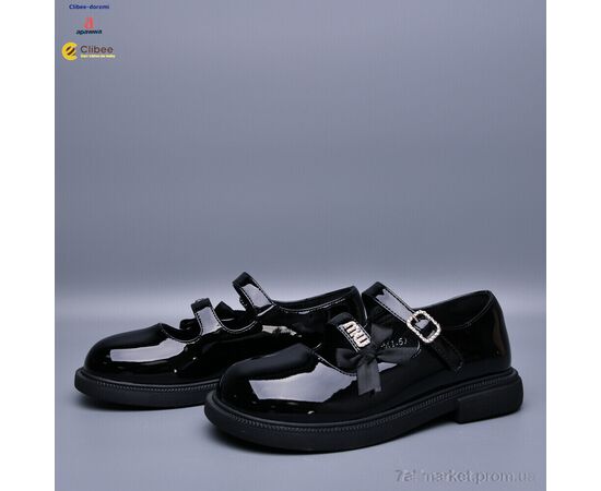 Туфлі дитячі зручні Весна/осінь A2766 black (7 пар р.29-35) "Clibee-Doremi" недорого оптом від прямого постачальника, зображення 2