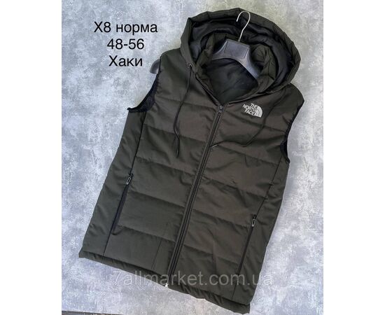 Жилетка чоловіча демісезонна стьобана, розміри 48-56 (2кв) "L&K" купити недорого від прямого постачальника, зображення 4