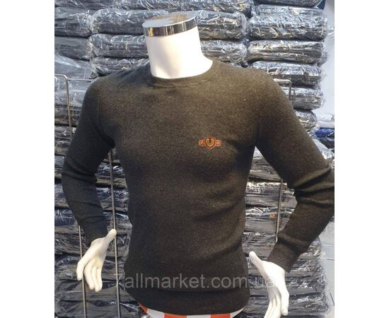 Джемпер чоловічий кашеміровий однотонний р. S-XXL (8.кв) "MODY" купити недорого від прямого постачальника, зображення 2