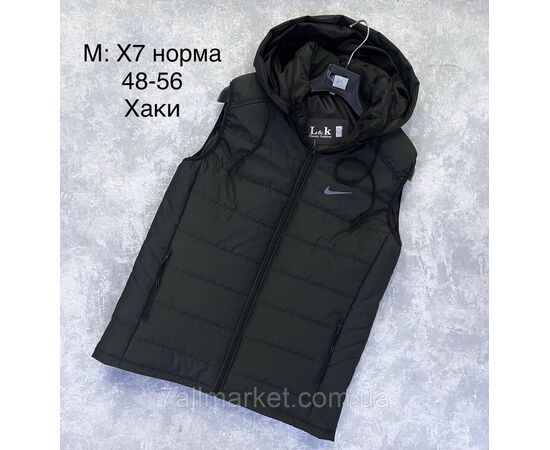 Жилетка чоловіча демісезонна стьобана, розміри 48-56 (2кв) "L&K" купити недорого від прямого постачальника, зображення 2