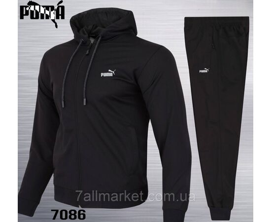 Фотография Спортивный мужской костюм на молнии PUMA р-ры 2XL-6XL (2цв) "REMAIN"  недорого от прямого поставщика, изображение 2