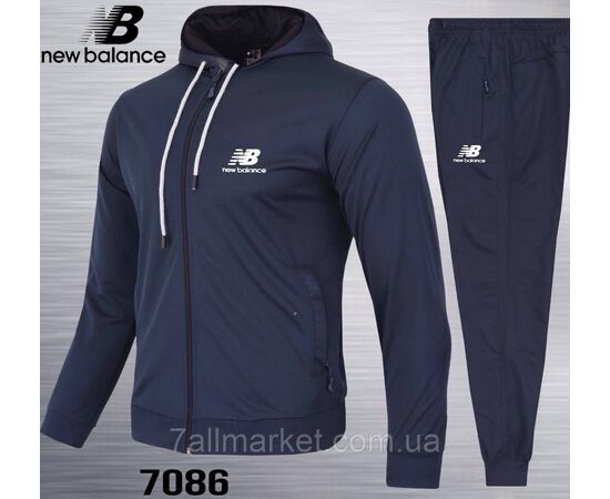 Фотография Спортивный мужской костюм на молнии NEW BALANCE  р-ры S-2XL (2цв) "REMAIN"  недорого от прямого поставщика, изображение 2
