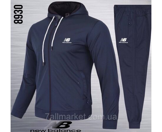Фотография Спортивный мужской костюм на молнии NEW BALANCE размеры S-2XL (3цв) "REMAIN" недорого от прямого поставщика, изображение 2