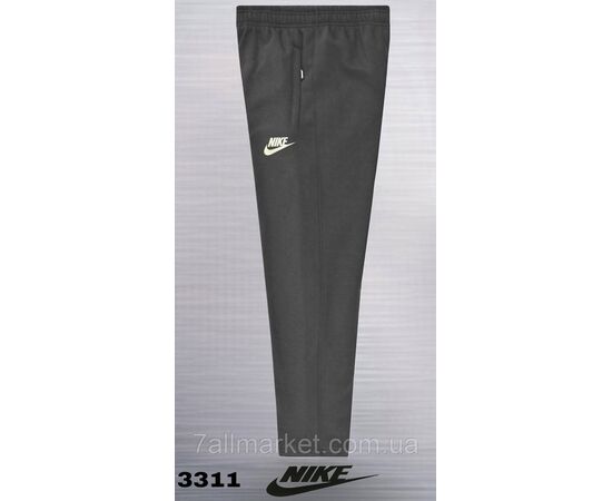Спортивні штани чоловічі прямі NIKE розміри 2XL-6XL (4кол)  "REMAIN" недорого від прямого постачальника, зображення 3