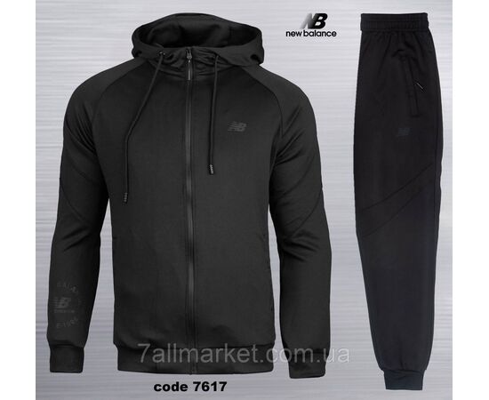 Фотография Спортивный мужской костюм на молнии NEW BALANCE размеры S-2XL  "REMAIN" недорого от прямого поставщика, изображение 2