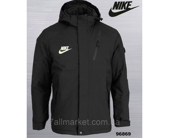 Куртка чоловіча демісезонна стьобана NIKE розміри 48-56 (5цв) "REMAIN" недорого від прямого постачальника, зображення 3