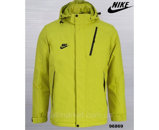 Куртка чоловіча демісезонна стьобана NIKE розміри 48-56 (5цв) "REMAIN" недорого від прямого постачальника, зображення 4