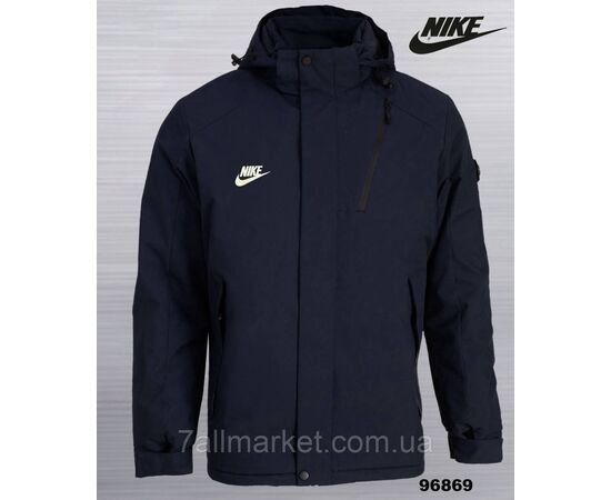 Куртка чоловіча демісезонна стьобана NIKE розміри 48-56 (5цв) "REMAIN" недорого від прямого постачальника, зображення 5