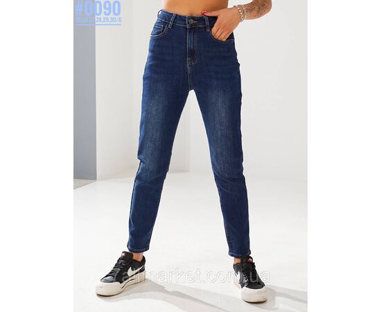 Джинси мом mom fit розмірний ряд 25,26,27,28,29,30 "PARTNERS" недорого від прямого постачальника, зображення 2