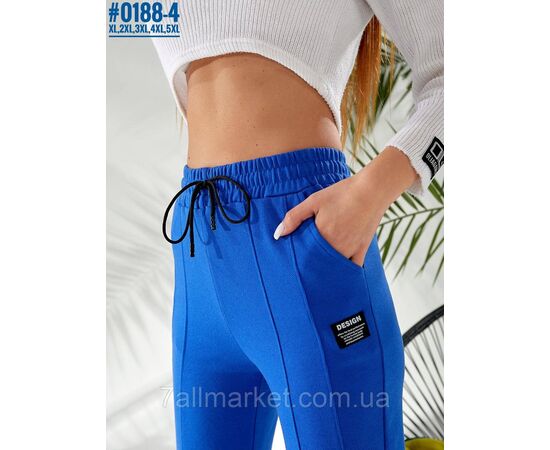Фотография Женские брюки джогеры размерный ряд xl,2xl,3xl,4xl,5xl "PARTNERS" недорого от прямого поставщика, изображение 4