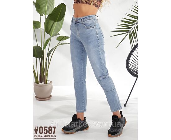 Фотография Женские MOM Jeans размерный ряд 25,26,27,28,29,30 "PARTNERS" недорого от прямого поставщика, изображение 2