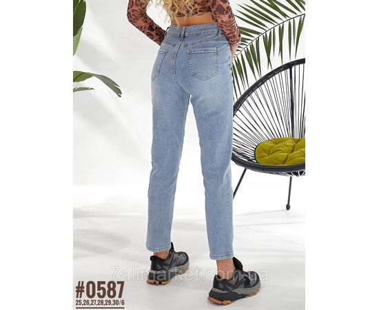 Фотография Женские MOM Jeans размерный ряд 25,26,27,28,29,30 "PARTNERS" недорого от прямого поставщика, изображение 4