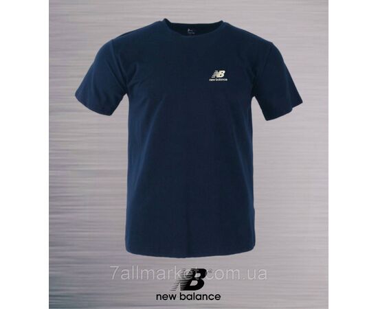 Фотография Футболка мужская молодежная New Balance батал р-ры 2XL-6XL (6цв) "REMAIN" недорого оптом от прямого поставщика, изображение 2