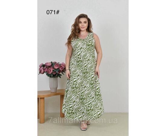 Сарафан жіночий домашній р-ри 58-62 (мікс) "FLOWER" купити недорого від прямого постачальника, зображення 3