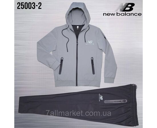 Фотография Спортивный мужской костюм на молнии  NEW BALANCE размеры  M-3XL (5цв) "REMAIN" купить недорого от прямого поставщика, изображение 2