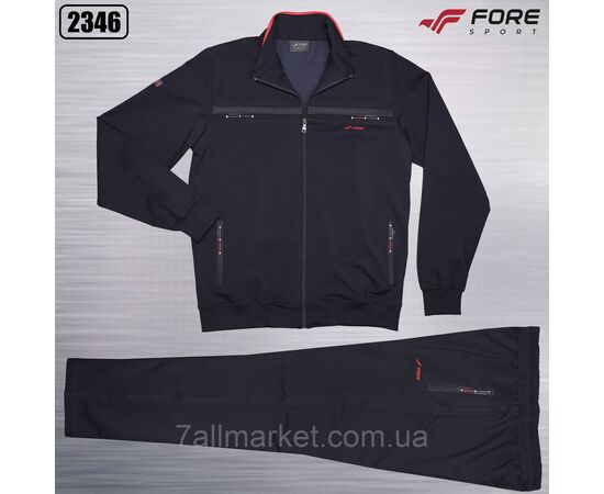 Фотография Спортивный мужской костюм на молнии FORE размеры  XL-3XL (5цв)  "REMAIN" купить недорого от прямого поставщика, изображение 4
