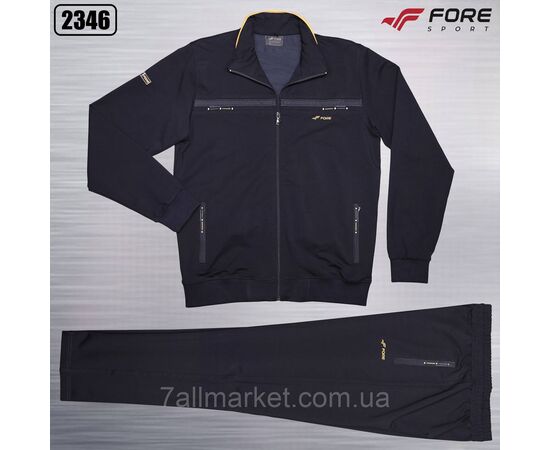 Фотография Спортивный мужской костюм на молнии FORE размеры  XL-3XL (5цв)  "REMAIN" купить недорого от прямого поставщика, изображение 5