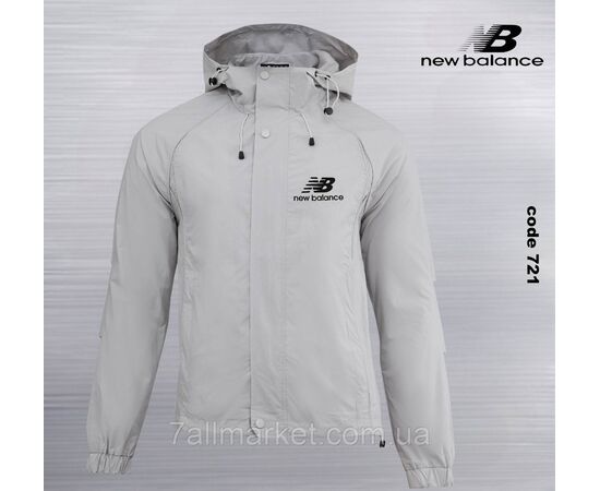 Вітровка чоловіча демісезонна NEW BALANCE розміри 46-54 (4цв) "REMAIN" купити гуртом в Одесі на 7км, зображення 2