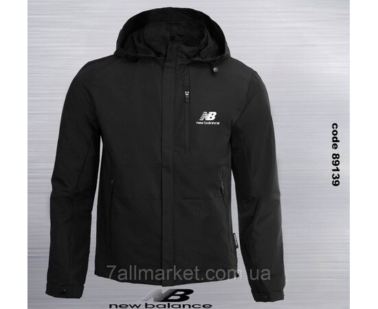 Вітровка чоловіча демісезонна New Balance розміри 46-54 (4 кв) "REMAIN" купити гуртом в Одесі на 7 км, зображення 3