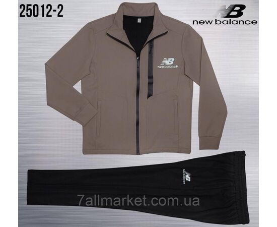 Фотография Спортивный мужской костюм на молнии New Balance размеры M-3XL (5цв) "REMAIN" купить недорого от прямого поставщика, изображение 3