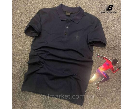 Фотография Футболка-поло мужская молодежная New Balance р-ры S-2XL (2цв) "REMAIN" недорого оптом от прямого поставщика, изображение 3