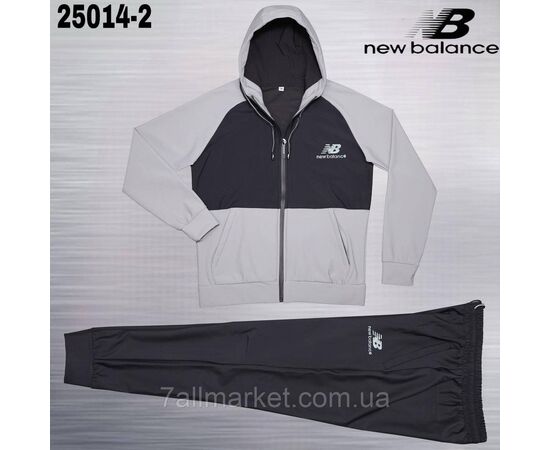 Фотография Спортивный мужской костюм на молнии New Balance размеры  M-3XL (7цв) "REMAIN" купить недорого от прямого поставщика, изображение 2