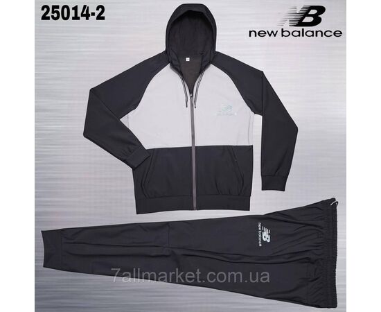 Фотография Спортивный мужской костюм на молнии New Balance размеры  M-3XL (7цв) "REMAIN" купить недорого от прямого поставщика, изображение 3
