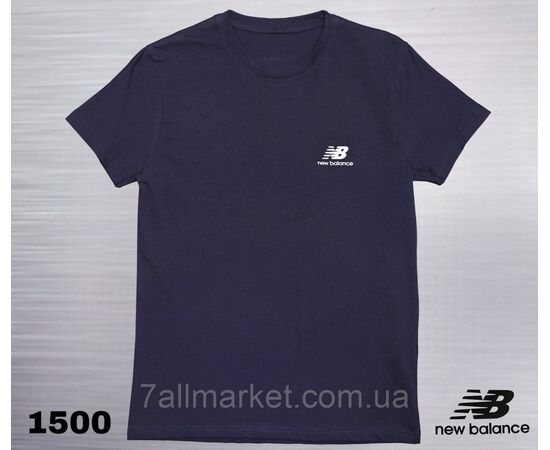 Фотография Футболка мужская молодежная New Balance батал р-ры 2XL-6XL (7цв) "REMAIN" недорого оптом от прямого поставщика, изображение 2