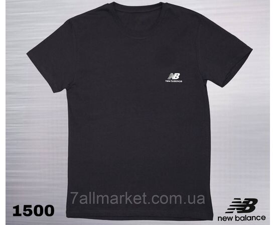 Фотография Футболка мужская молодежная New Balance батал р-ры 2XL-6XL (7цв) "REMAIN" недорого оптом от прямого поставщика, изображение 3