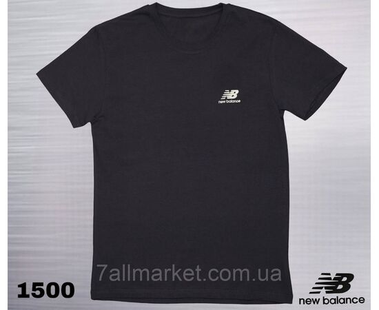 Фотография Футболка мужская молодежная New Balance батал р-ры 2XL-6XL (7цв) "REMAIN" недорого оптом от прямого поставщика, изображение 4