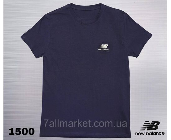Фотография Футболка мужская молодежная New Balance батал р-ры 2XL-6XL (7цв) "REMAIN" недорого оптом от прямого поставщика, изображение 5