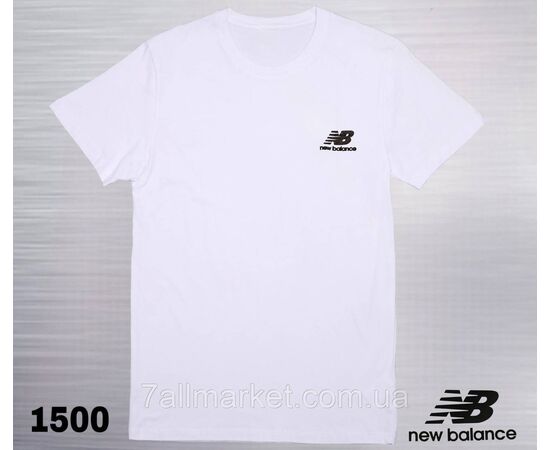 Фотография Футболка мужская молодежная New Balance батал р-ры 2XL-6XL (7цв) "REMAIN" недорого оптом от прямого поставщика, изображение 6