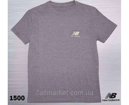 Фотография Футболка мужская молодежная New Balance батал р-ры 2XL-6XL (7цв) "REMAIN" недорого оптом от прямого поставщика, изображение 7
