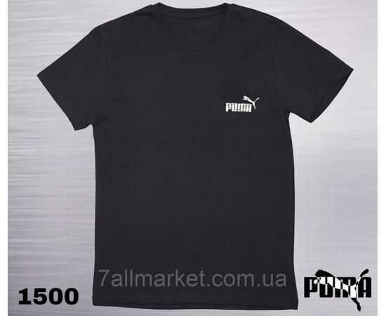 Фотография Футболка мужская молодежная Пума батал р-ры 2XL-6XL (6цв) "REMAIN" недорого оптом от прямого поставщика, изображение 2