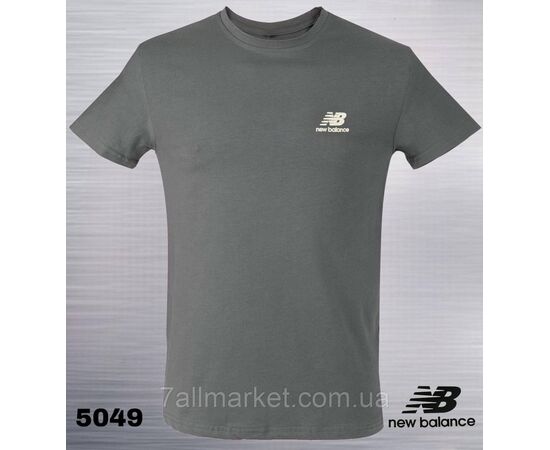 Фотография Футболка мужская молодежная New Balance р-ры S-2XL (8цв) "REMAIN" недорого оптом от прямого поставщика, изображение 3
