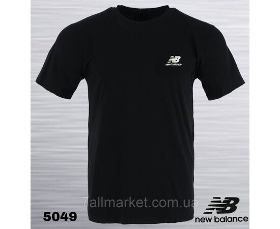Фотография Футболка мужская молодежная New Balance р-ры S-2XL (8цв) "REMAIN" недорого оптом от прямого поставщика, изображение 5