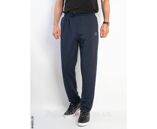 Спортивні штани чоловічі прямі турецька двунитка батал 50,52,54,56,58 (7кв) "NOWEMBER", зображення 7