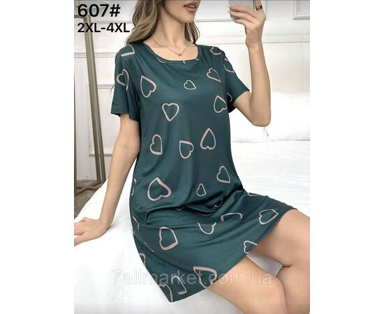 Фотография Туника женская молодёжная р-ры 2XL-4XL (4-цв) "FLOWER" купить недорого от прямого поставщика, изображение 3