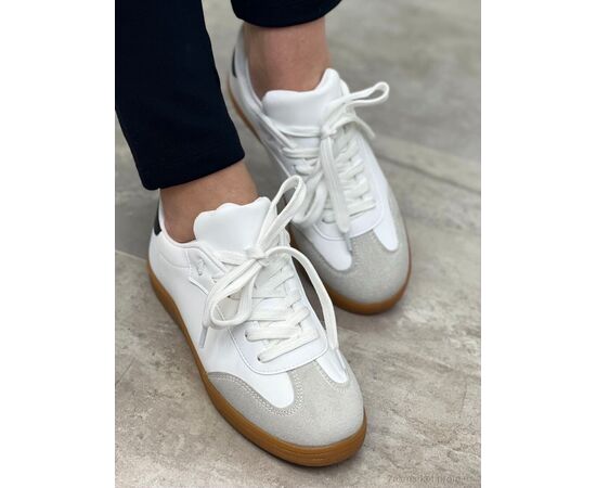 Кросівки жіночі модні Весна/осінь Z4 white (8 пар р.36-40) "I8denim" недорого оптом від прямого постачальника, зображення 2