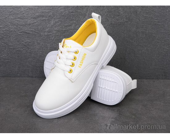 Туфлі жіночі стильні Весна/осінь 169-13 white-yellow (8 пар р.36-41) "Violeta" недорого оптом від прямого постачальника, зображення 2