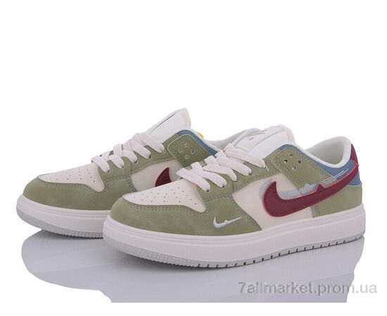 Кросівки жіночі модні Весна/осінь 182-16 white-green (8 пар р.36-40) "Violeta" недорого оптом від прямого постачальника, зображення 2