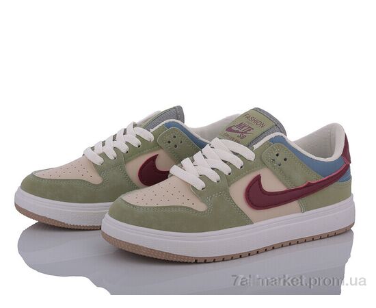 Кросівки жіночі модні Весна/осінь 170-22 beige-green (8 пар р.36-40) "Violeta" недорого оптом від прямого постачальника, зображення 2