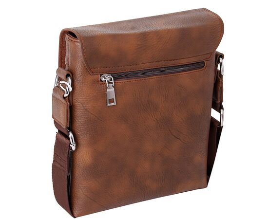 Фотография Барсетка мужская 54313 brown р.26*22*7 "Trendshop" недорого оптом от прямого поставщика, изображение 2