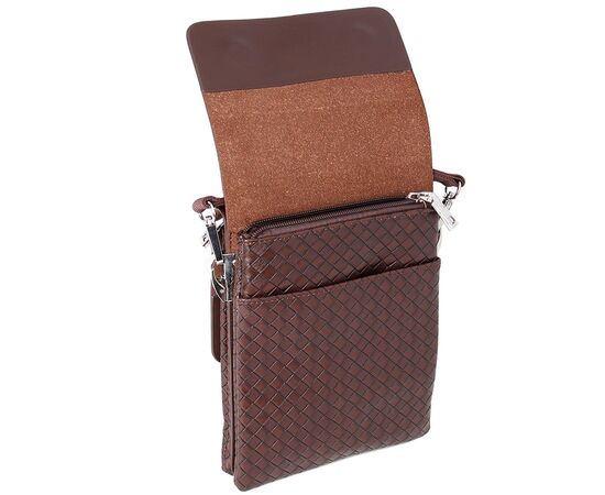 Фотография Барсетка мужская 54385 brown р.22*18*6 "Trendshop" недорого оптом от прямого поставщика, изображение 2
