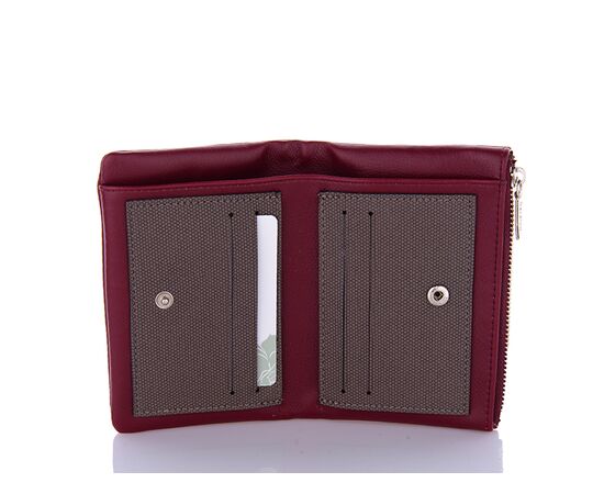 Гаманець жіночий C7480B wine р.14*9*3 "Trendshop" недорого оптом від прямого постачальника, зображення 2
