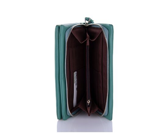 Гаманець жіночий CTRY377 green р.20*11*4 "Trendshop" недорого оптом від прямого постачальника, зображення 2